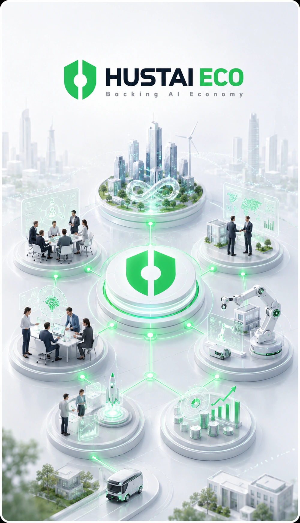 HUSTAI ECO alliance and membership visual